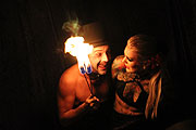Flambeaux Fire mit Lexy Hell (©Foto: Martin Schmitz)